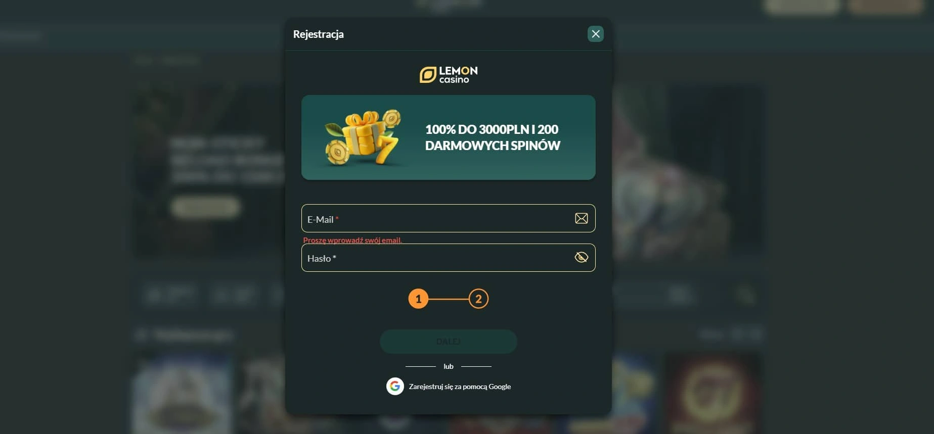 Rejestracja i tworzenie konta w polskim Kasynie Online